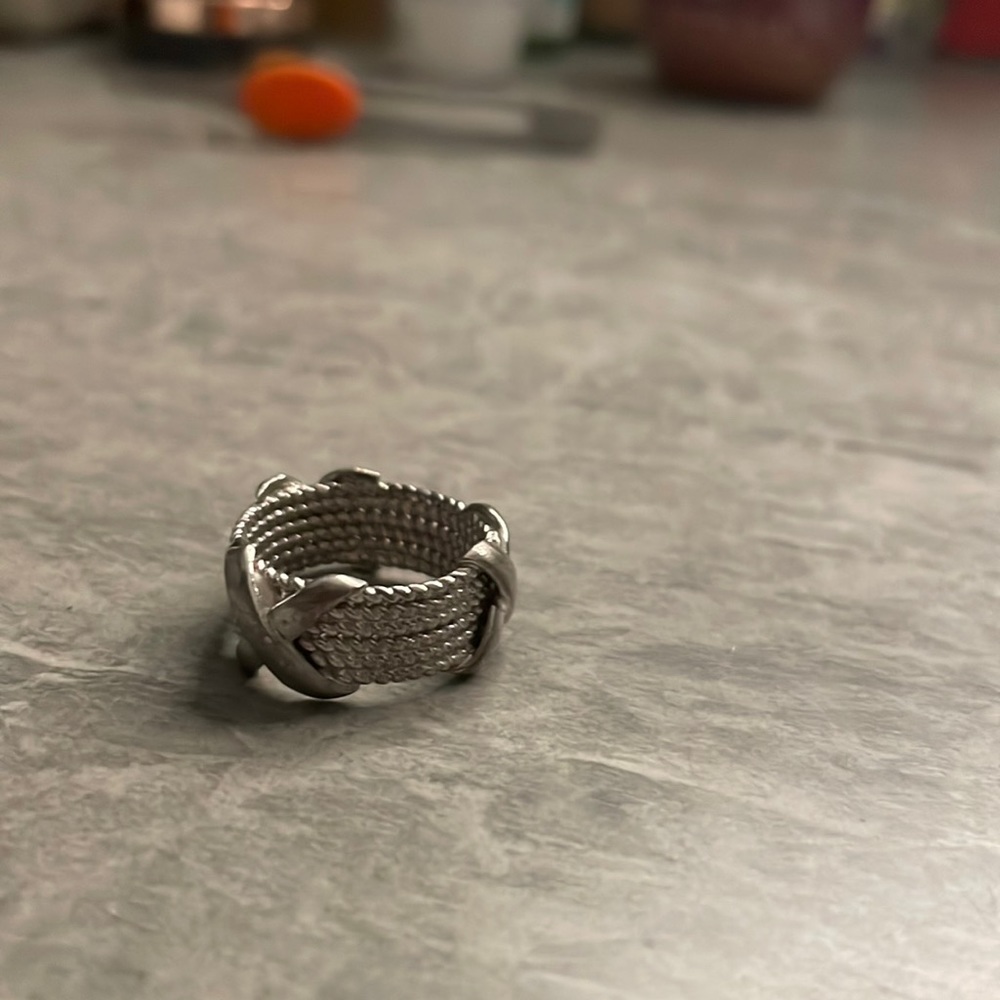 Tiffany Schlumberger sterling silver ring